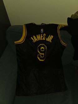 Bronny James Jr. Black Mamba Inspired Jersey XL