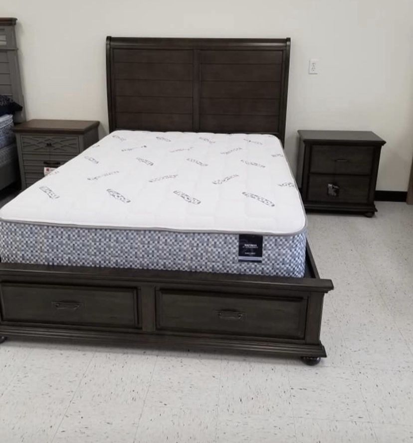 Queen mattress and box $150,king $275, full and twins available!