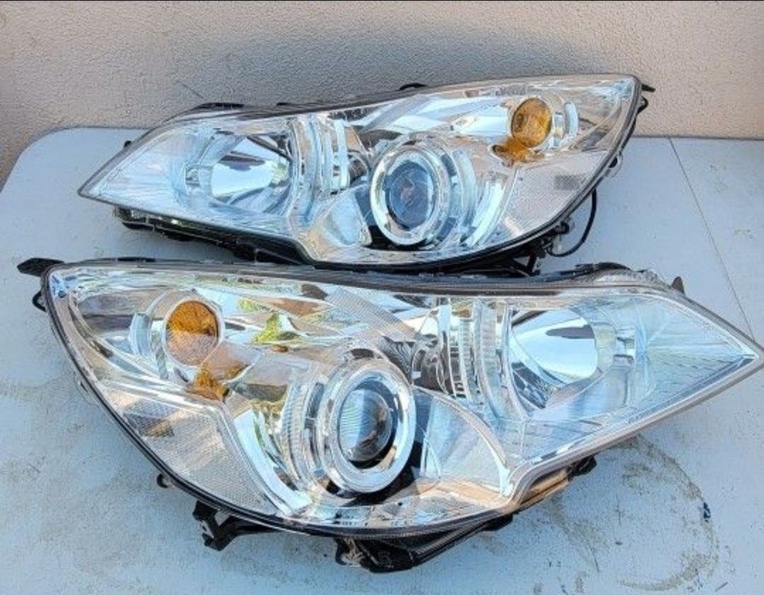 10-14 Subaru Outback 10-14 Subaru Legacy Projector Headlights Luces Focos Micas Faros Faroles Headlamps 