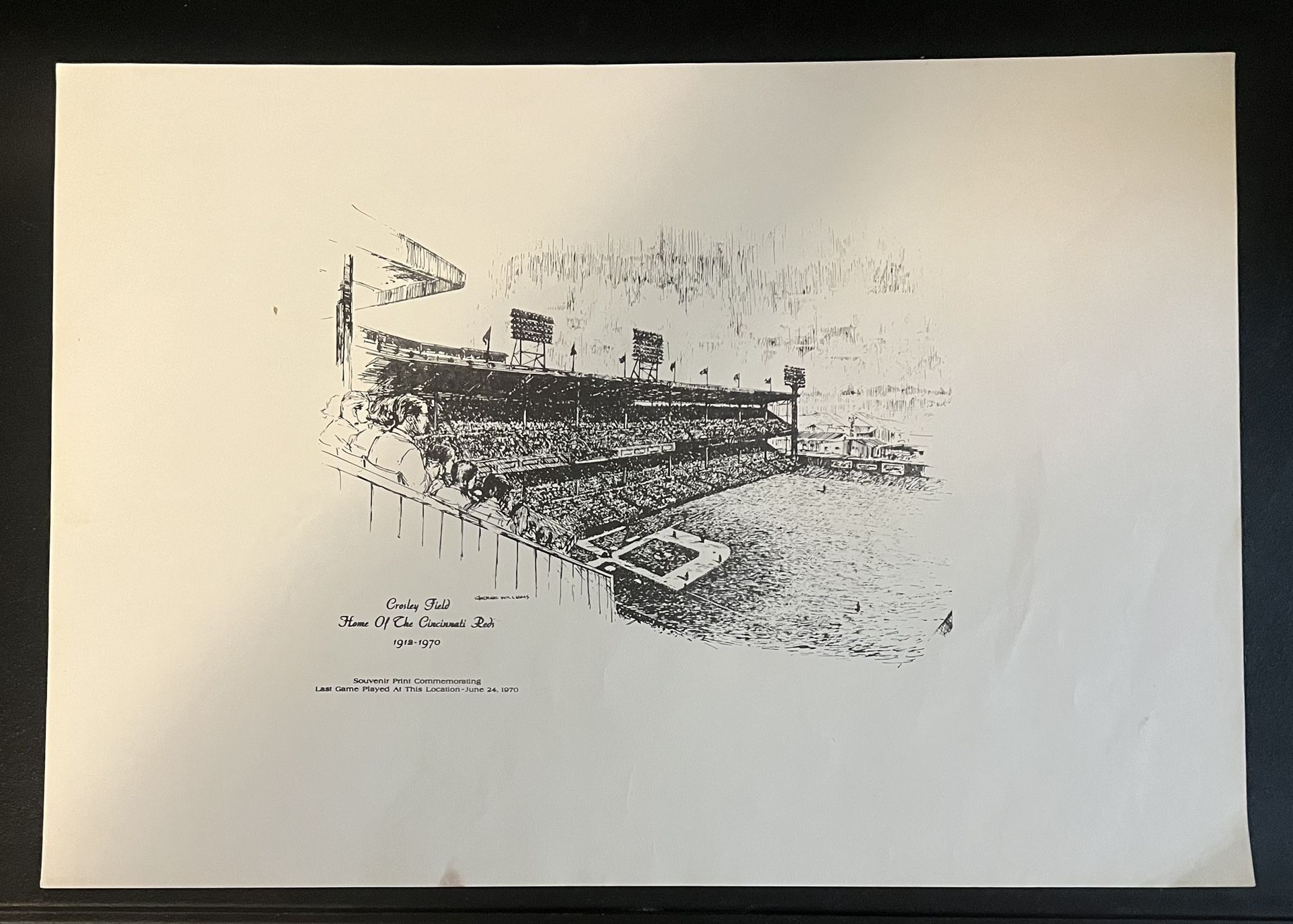 Cincinnati Reds - Crosley Field Print