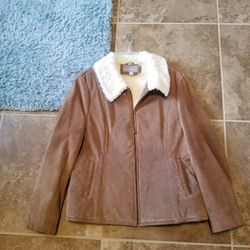 Women's Suede Coat Size large