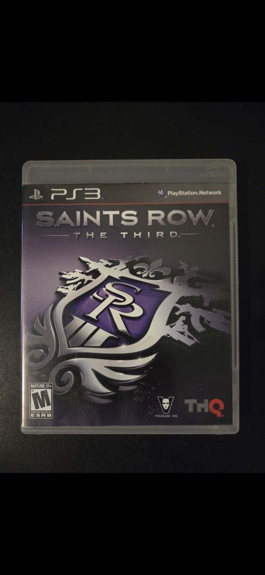 PS3 Game- SAINTS ROW- THE THIRD