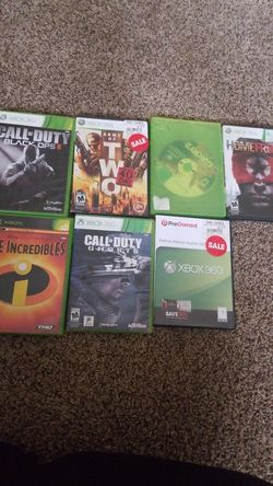 Xbox/xbox 360 games