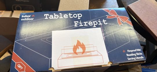 Tabletop Fire Pit Indoor Outdoor