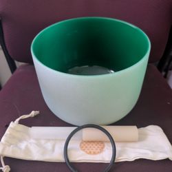 Green Singing Bowl