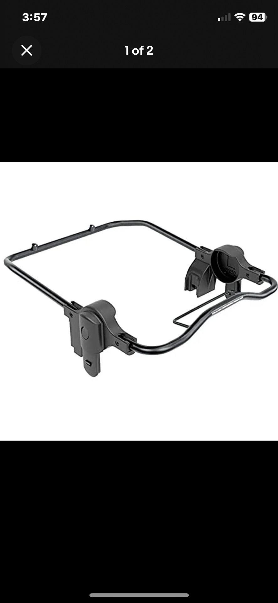 Contours V2 Graco Infant Car Seat Adaptor Black