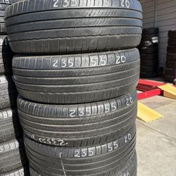 235/55r20 Michelin Tires In Great Shape - Ask About Your Size 