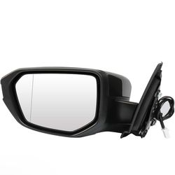Black 2016 Honda CIVIC Left Side Mirror
