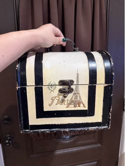 Vintage wood chest box