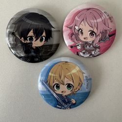 Sword Art Online Pin Set