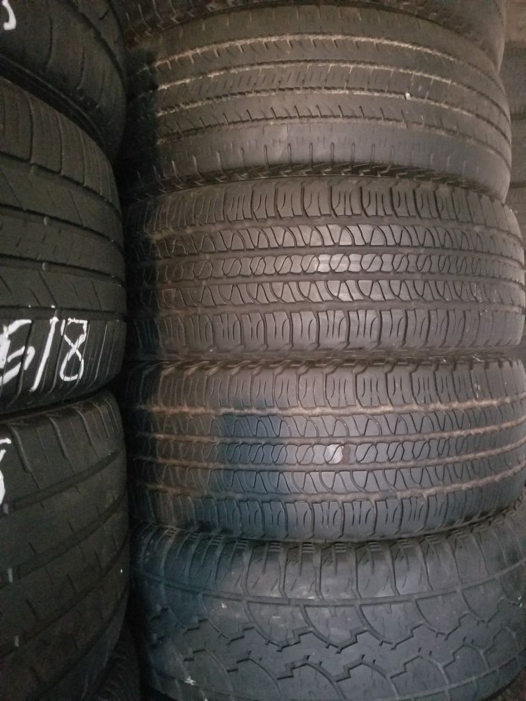 offer of used tires of all sizes