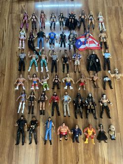 Wwf wwe AEW elite unrivaled Hasbro figures