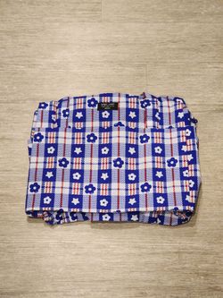 BLOW OUT!!!! NOW BAGGU X SANDY LIANG CLOUD CARRY ON/ MARKET PLAID BLUE!!! 🔥COLLAB!!