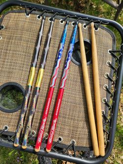 3 used sets of Drumsticks. 2 from Hard Rock Cafe Minneapolis.