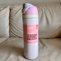 Owala Canndy Coated Insulated Leak-Proof Water Bottle Built-In Straw - 24 oz
