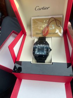 Cartier Santos Watch Black
