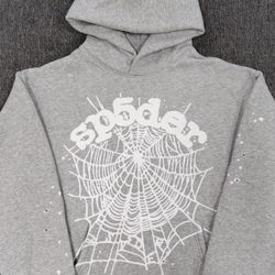 Grey Spider Hoodie 