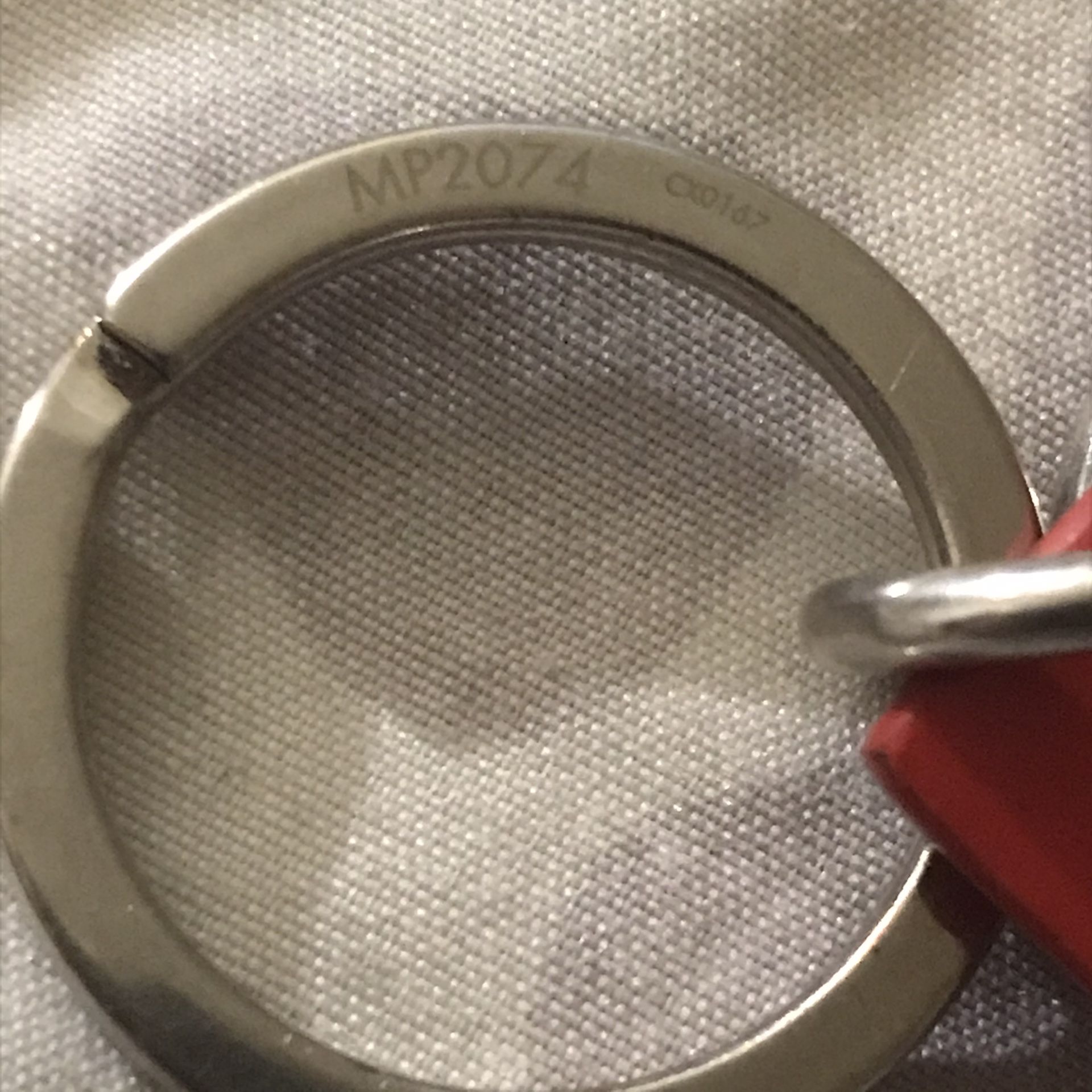 Louis Vuitton x Supreme Epi Keychain Red - US