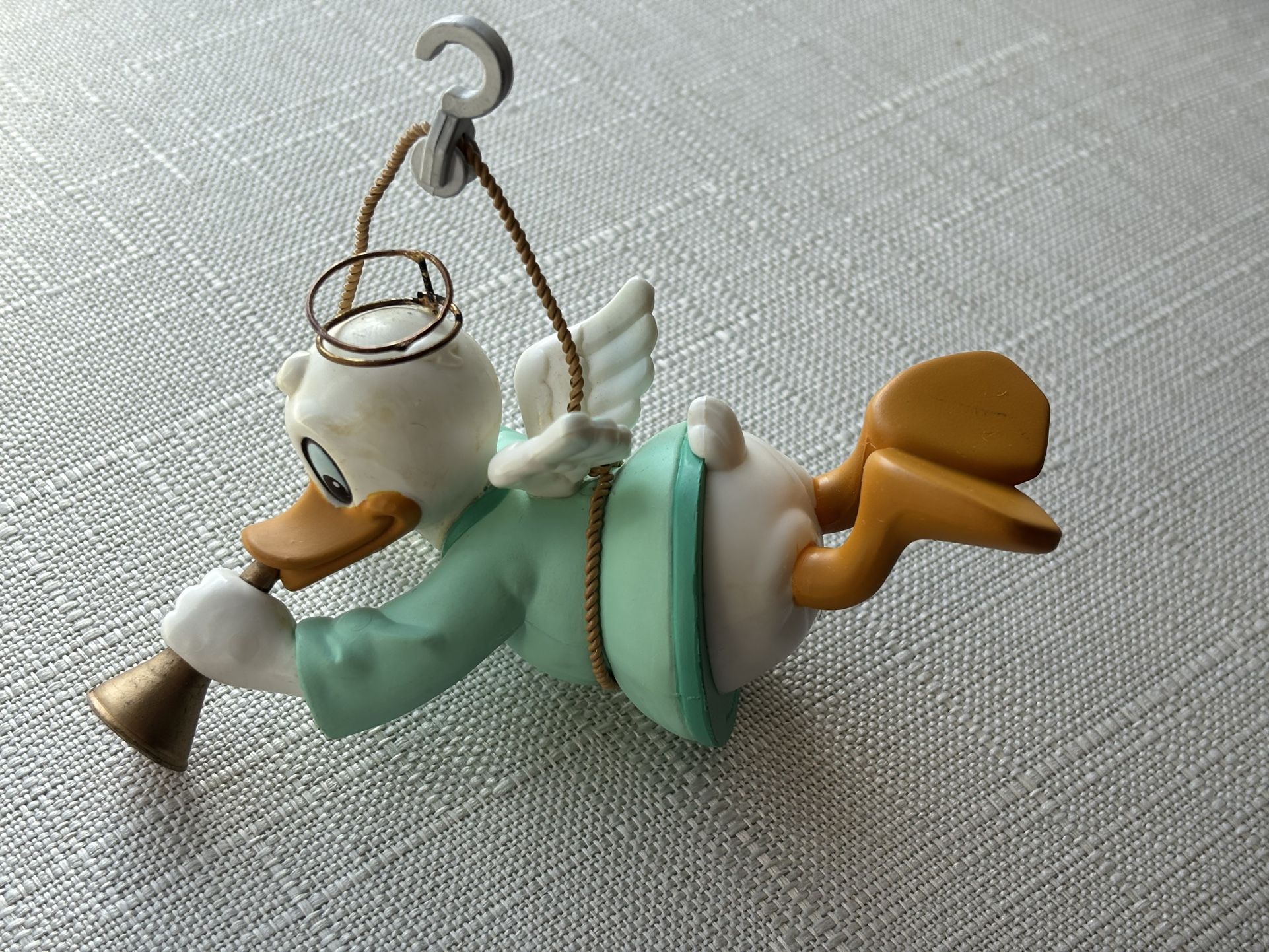 Grolier Disney Donald Duck Angel Christmas ornament
