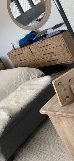 Dresser and nightstands