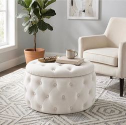 Oval Ottoman/Footstool/Bench