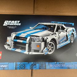 Lego Set Nissan Skyline GT-R (R34) 2 Fast 2 Furious Car Set 