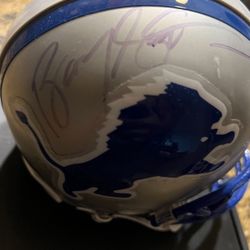 Autographed Helmet & Jersey NFL
