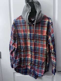 Flannel with Hoodie 