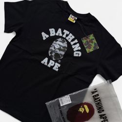 BAPE black Camo Tee