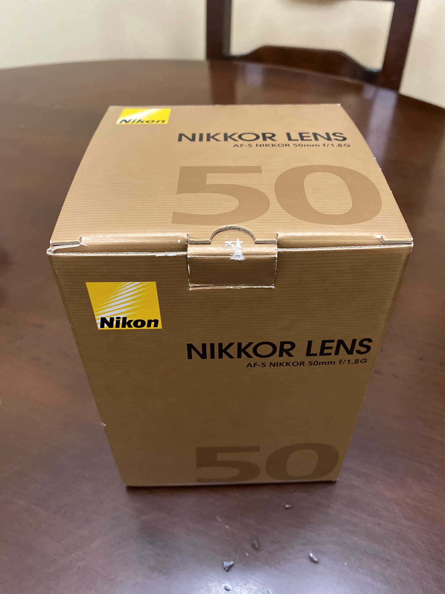Nikkon lens af- s nikkor 50 mm f 1.8g