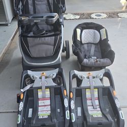 ***$175 OBO***Chicco Bravo 3-in-1 Trio Travel System