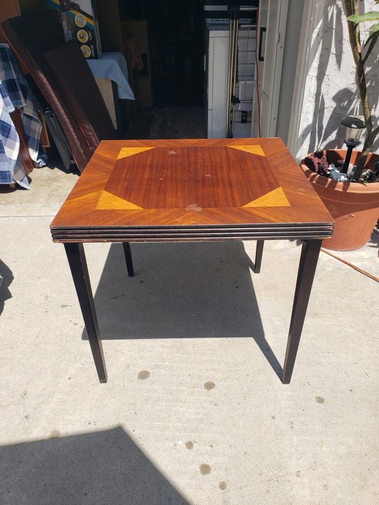 Mid Century Card Table