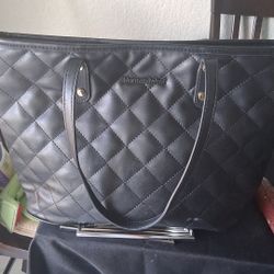 Montana West Black Quilted Tote Bag – Like New