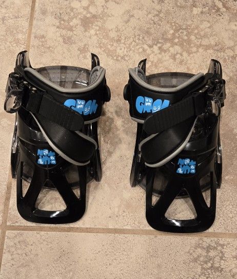 Burton Grom Kids Snowboard Bindings Size Medium Black