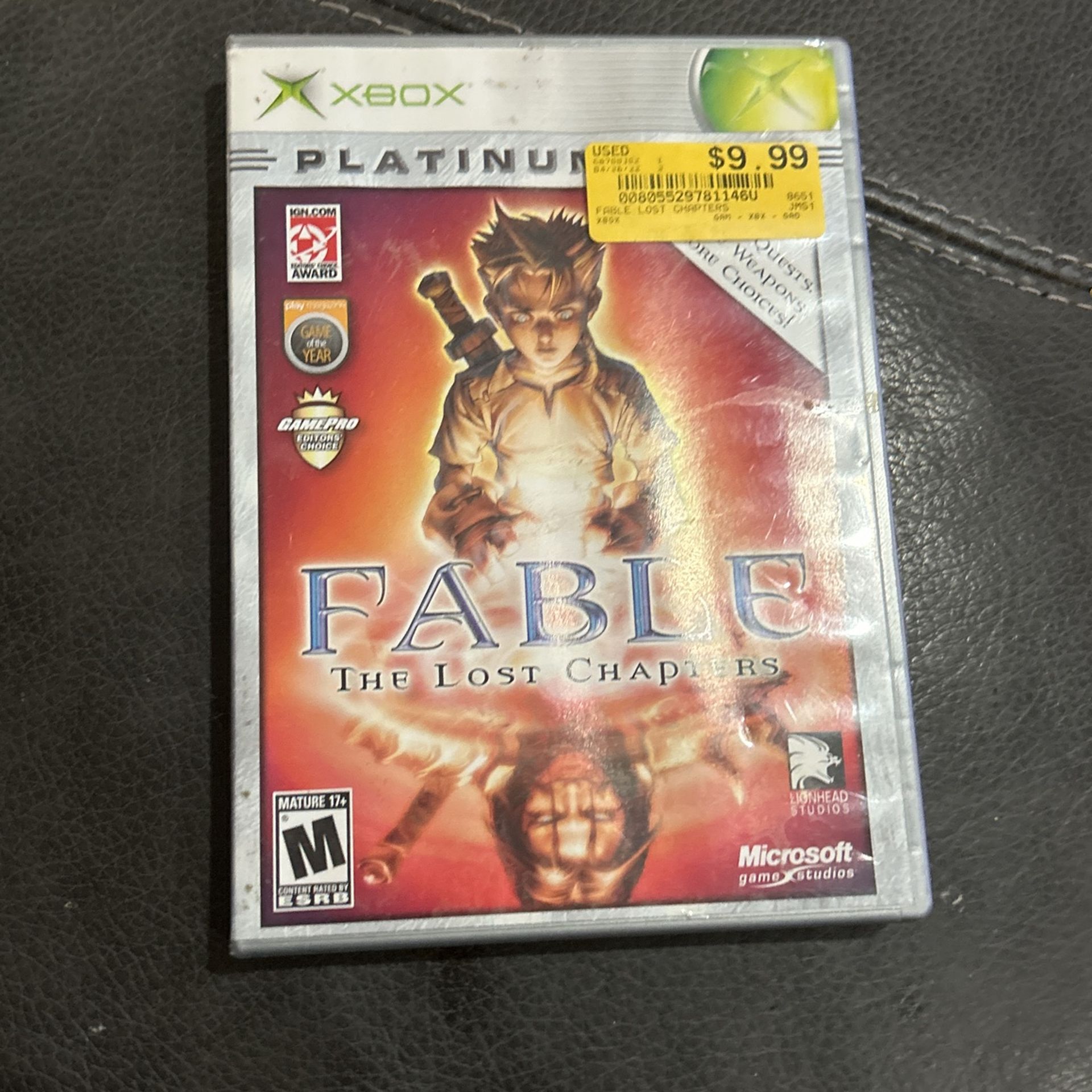 Xbox 360 Fable The Lost Chapters