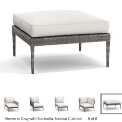 Pottery Barn Cammeray Ottoman BNWT