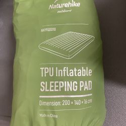 naturehike tpu inflatable sleeping pad 200 140 16