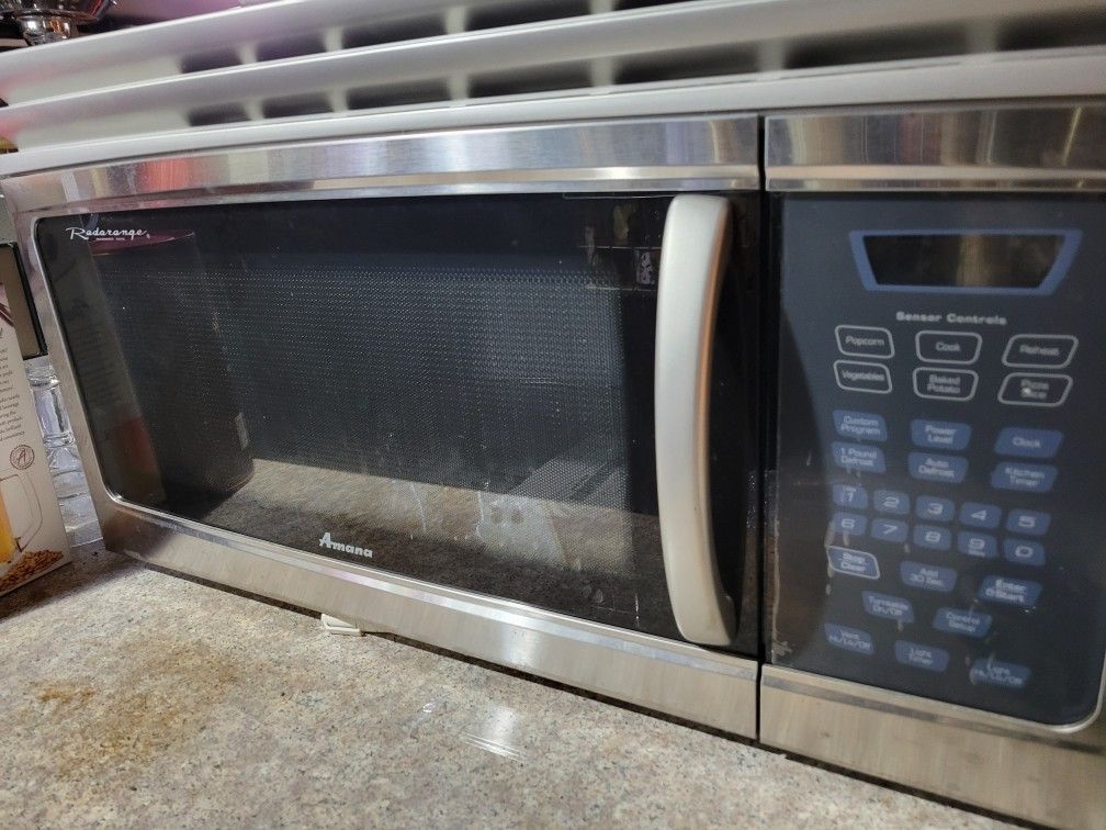Amana AMV5164BAS 1.6 cu. ft. Over-the-Range Microwave with 1,000 Watts