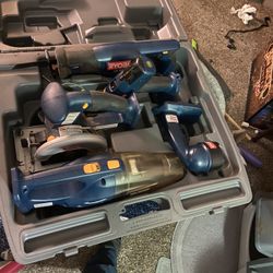 Ryobi 18V 5 Piece Tool Kit 