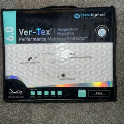 BedGear Full Mattress Protector Ver-Tex 6.0 Temperature Regulating w/ Warranty 