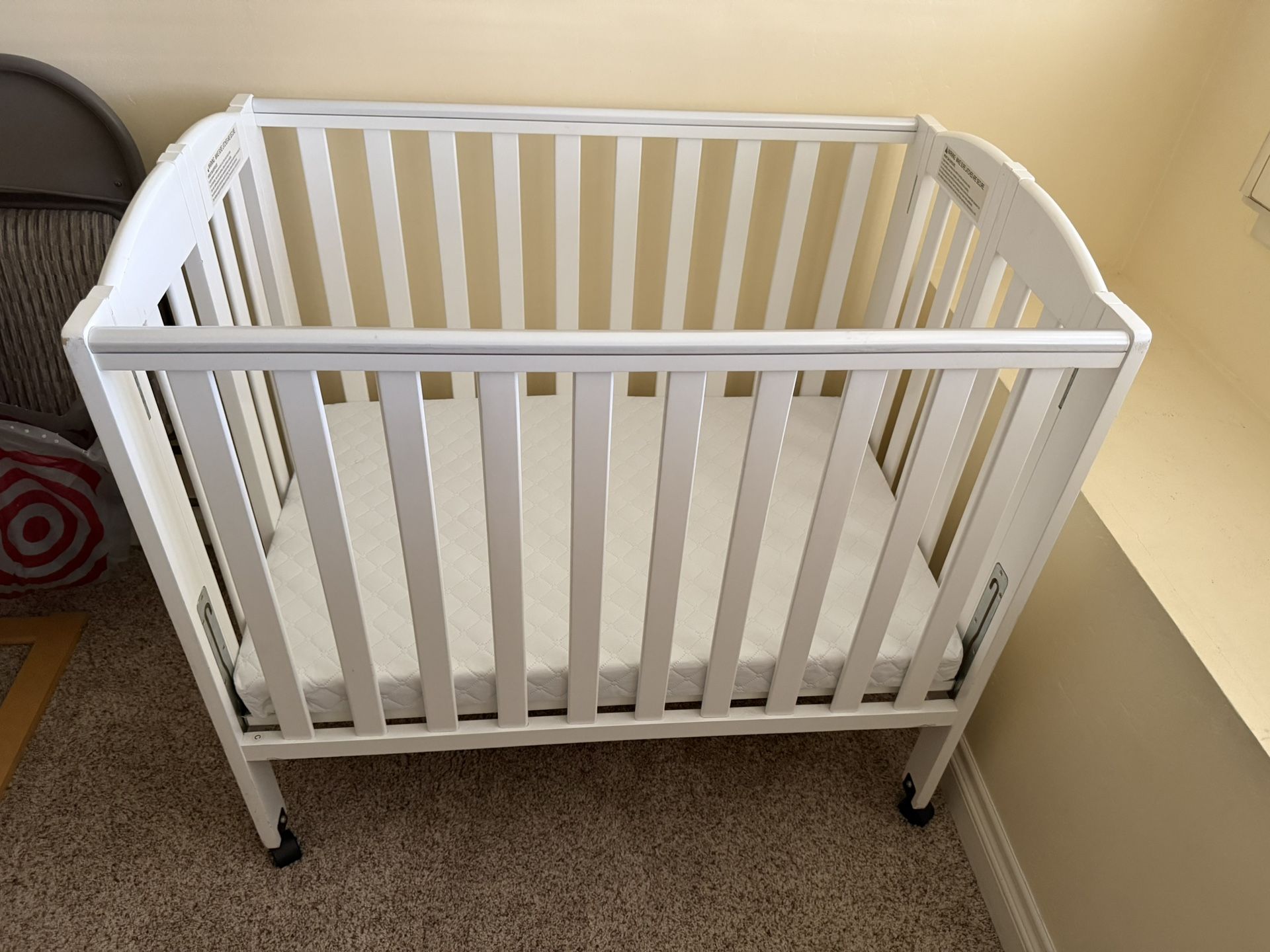 White Baby Crib