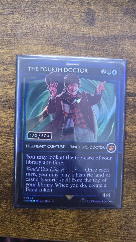 MTG The Fourth Doctor (Serial Numbered) Foil Universes Beyond: Doctor Who (WHO)