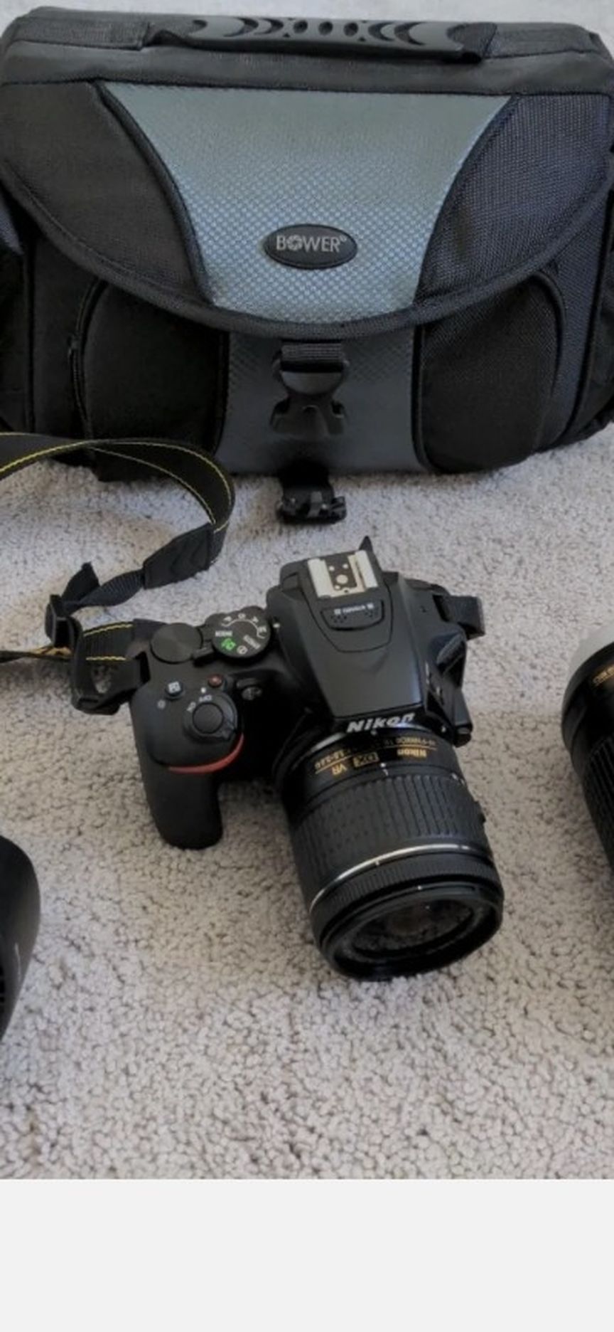 Nikon D5600 With Lenses: Nikon 18 55 mm, Nikon 70 300 mm and