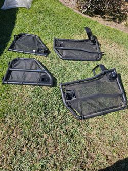 2016 Jeep Rugged Ridge Tube doors w mirrors & nets