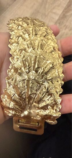 Gold leaf streachable belt