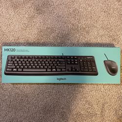 Logitech MK120 Keyboard And Mouse