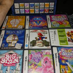 Nintendo 14 Nintendo DS Games Mint Condition Cartridges Most Have Their Boxes! Including Mario Kart Bejeweled And More! Awesome Games Clean Cartridges