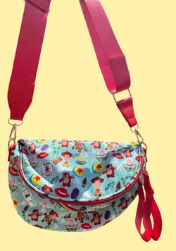Oversized toystory sling bag
