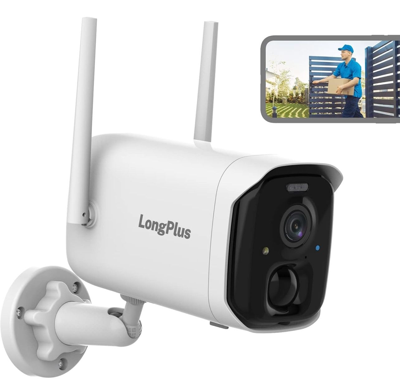 Security Cameras Wireless Outdoor 2K Battery Powered AI Motion Detection Outdoor