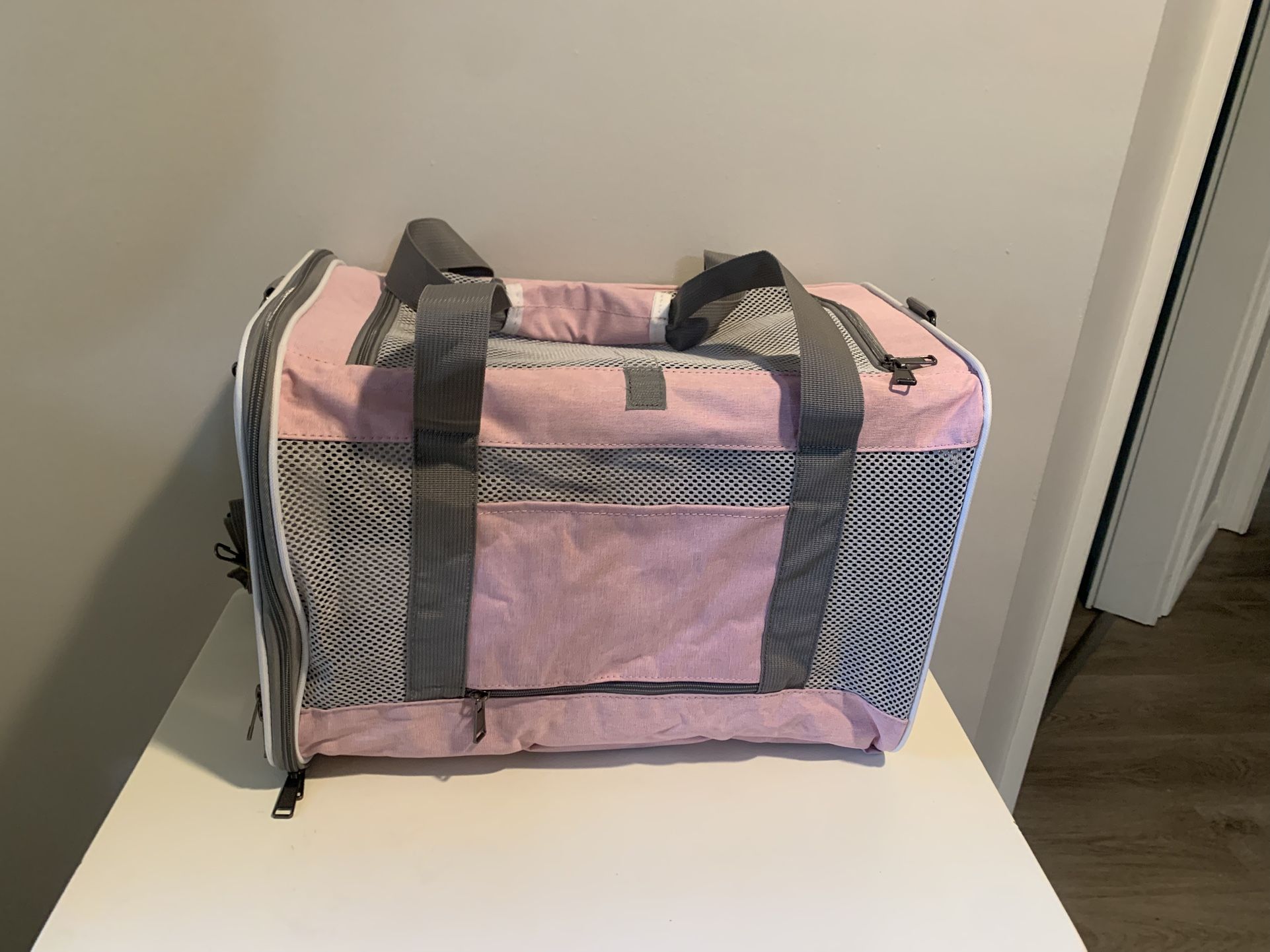 NEW Pink pet carrier